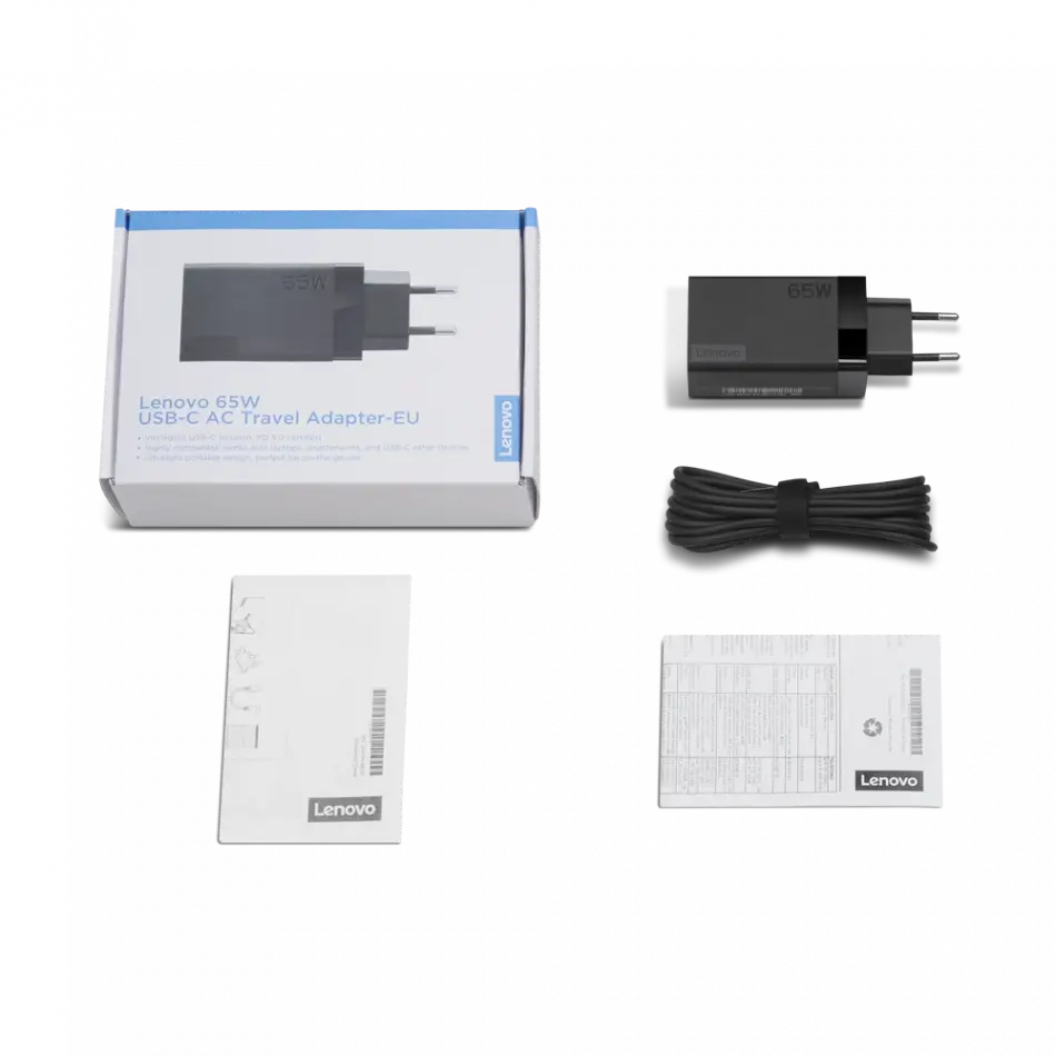 LENOVO 65W TYPE-C AC SEYAHAT ADAPTÖR (40AW0065EU)