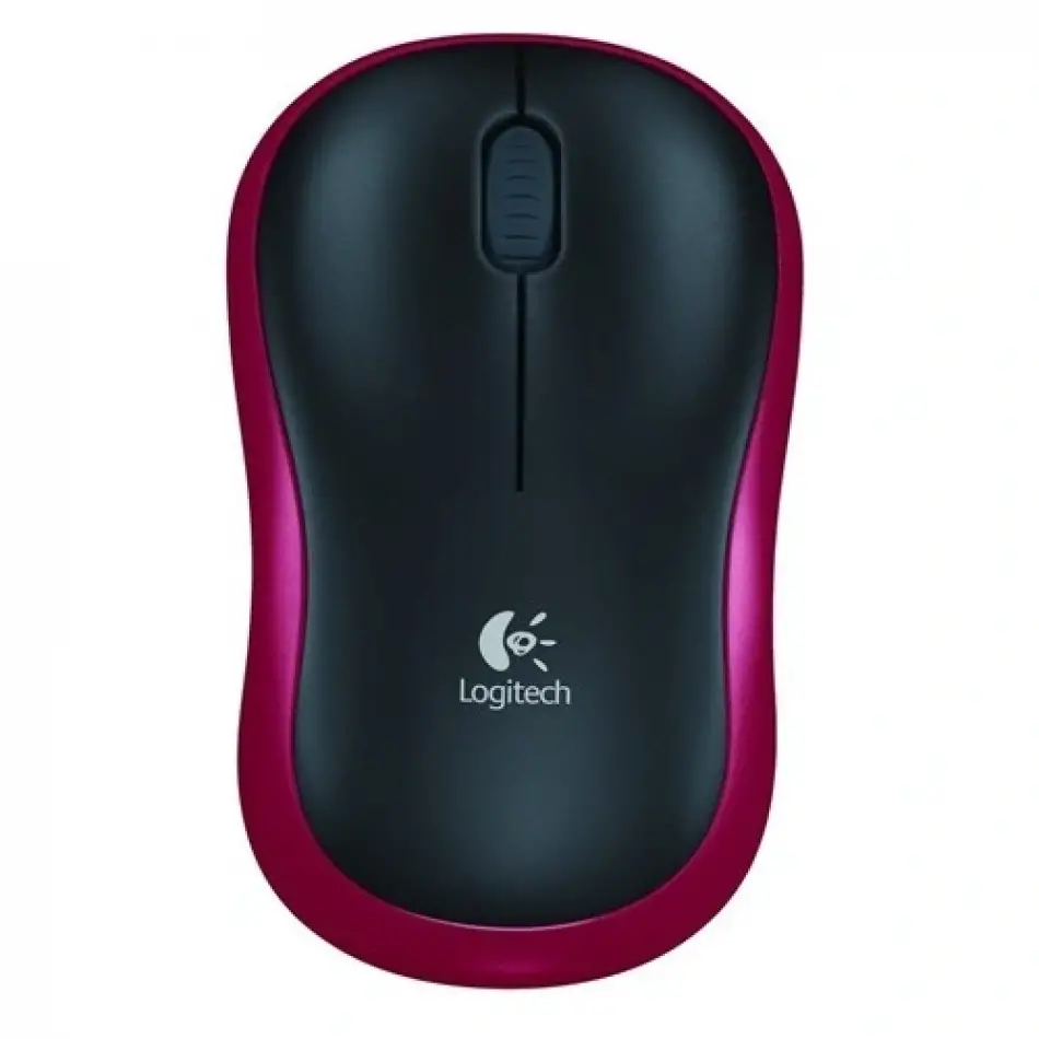 Logitech 910-002237 M185 Kablosuz Mouse,kırmızı