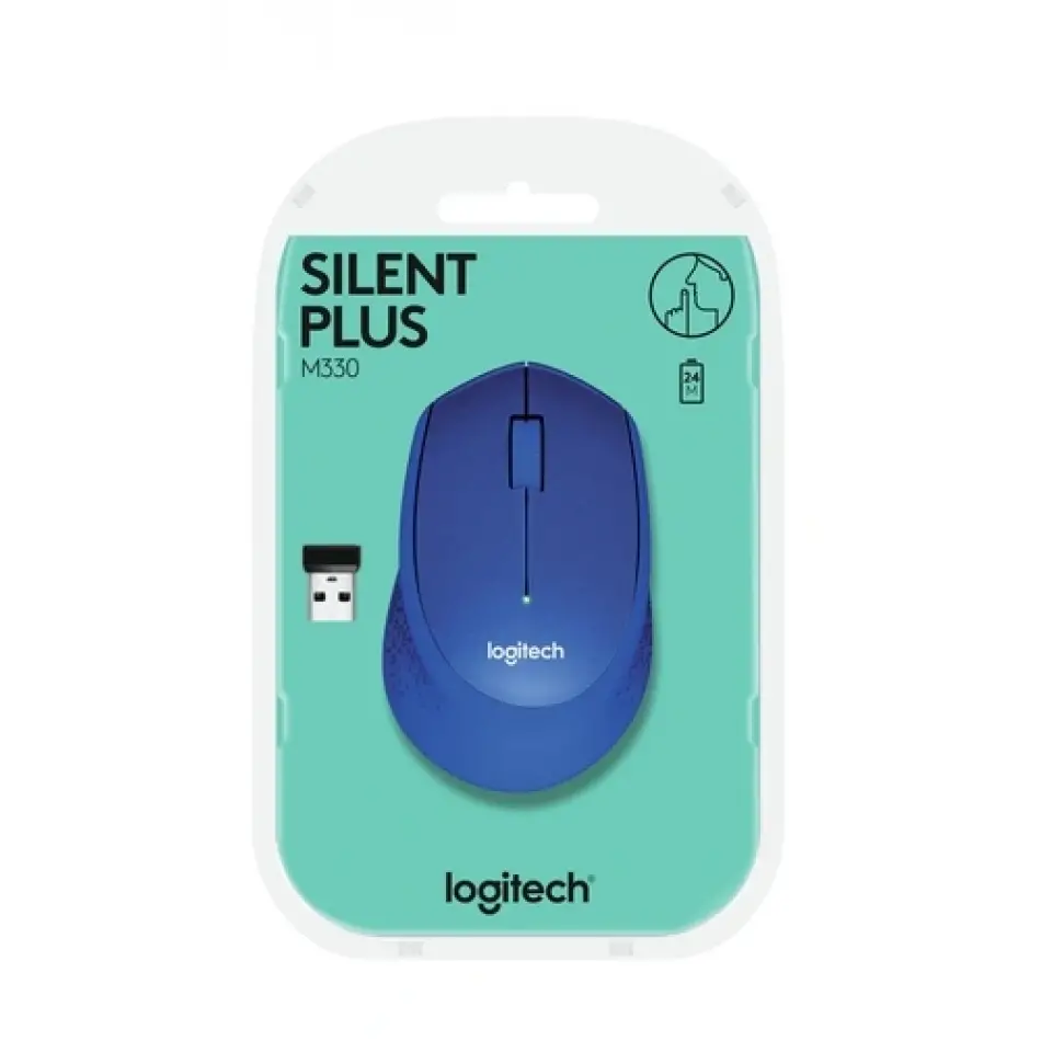 Logitech 910-004910  M330 Kablosuz Mavi Silent