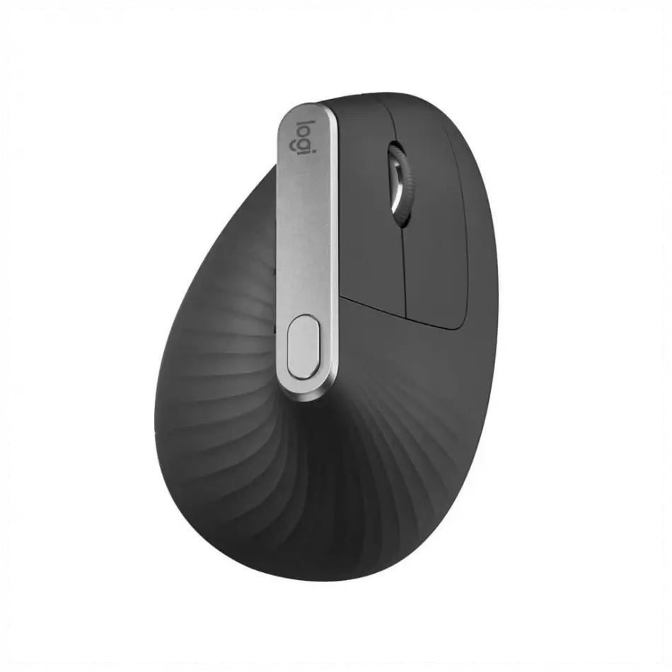 Logıtech 910-005448, Mx Vertıcal, Siyah, Bluetooth, 4000dpi, Lazer, 4 Tuşlu, Usb-c Den Şarj Edilebilir, Dikey Ergonomik Mouse