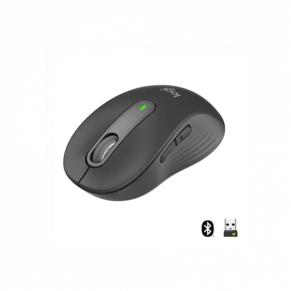 Logıtech 910-006253, M650 Signature, Siyah, Sağ El, Usb Nano 2,4g Kablosuz, 4000dpi, Optik, 5 Tuşlu, 24ay Pil Ömrü, Sessiz Mouse
