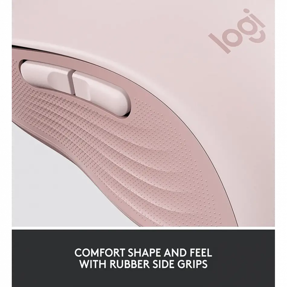 Logıtech 910-006254, M650 Signature, Rose, Sağ El, Usb Nano 2,4g Kablosuz, 4000dpi, Optik, 5 Tuşlu, 24ay Pil Ömrü, Sessiz Mouse