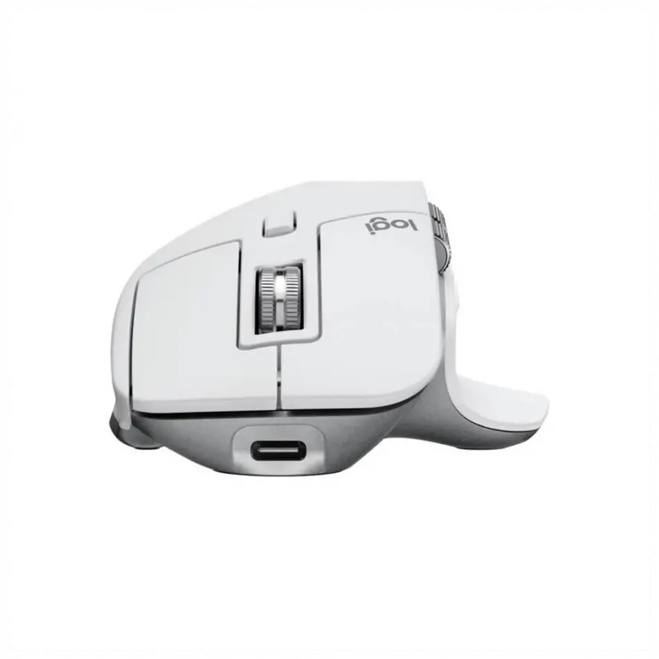 Logıtech 910-006560, Mx Master 3s, Beyaz, Bluetooth, 8000dpi, Lazer, 7 Tuşlu, Usb-c Den Şarj Edilebilir, Mouse