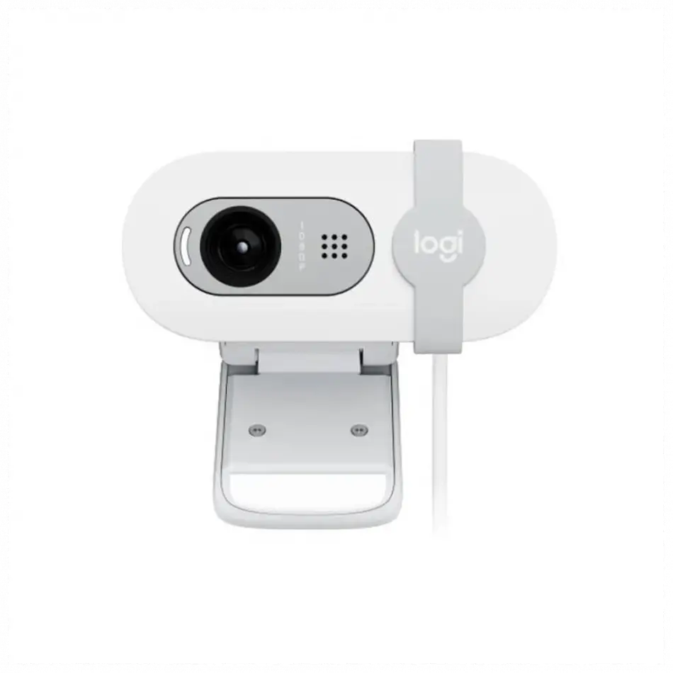 Logıtech  960-001617, Brıo 100 Wcm V-u0072, Full Hd, Dahili Mikrofonlu, Beyaz Webcam