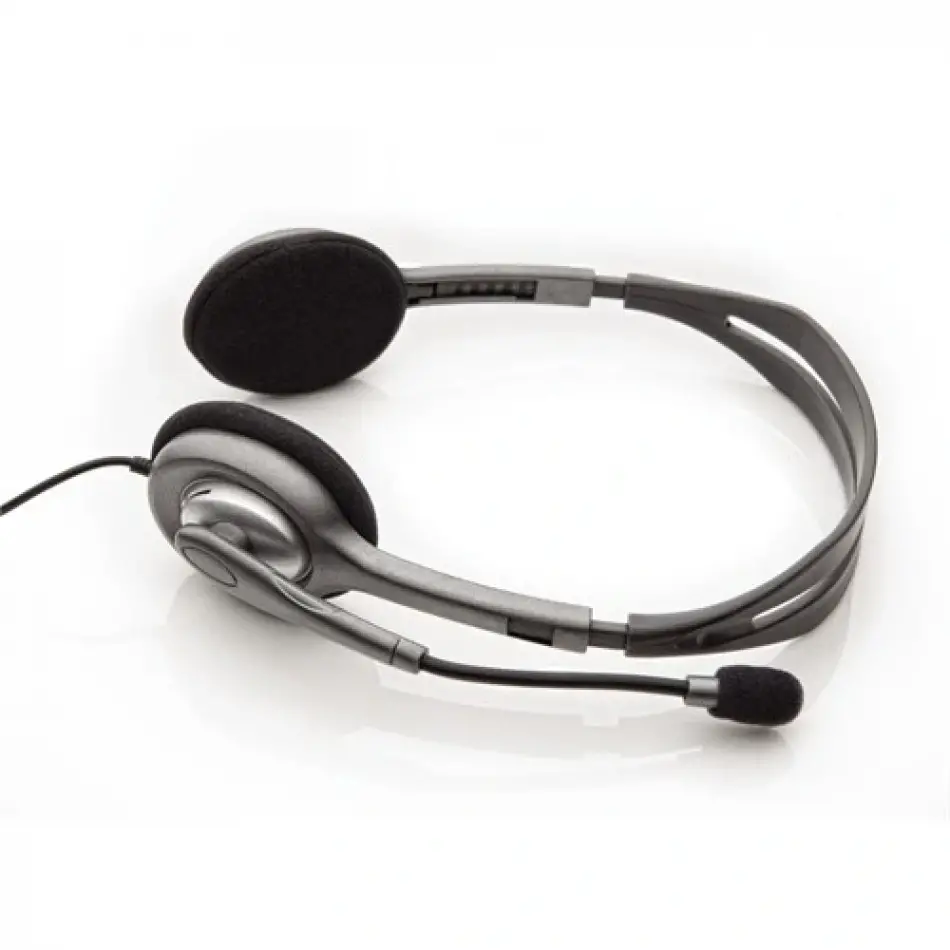 Logitech 981-000271 H110 Mikrofonlu Kulaklık,siyah