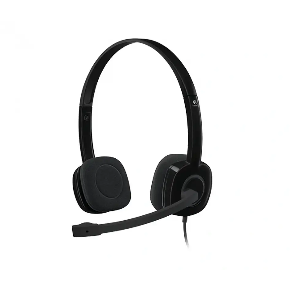 Logitech 981-000589 H151 Mikrofonlu Kulaklık,siyah