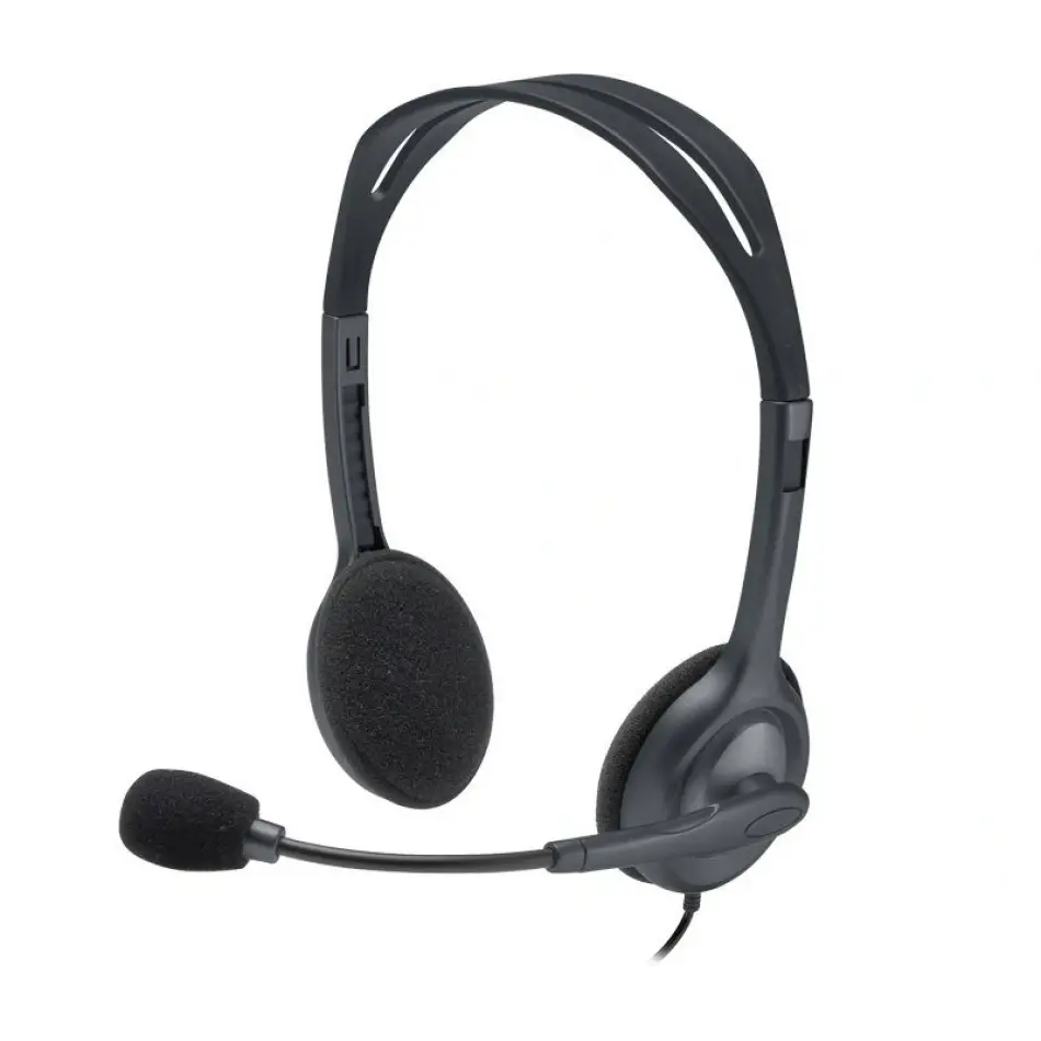 Logitech 981-000593 H111 Mikrofonlu Kulaklık,siyah