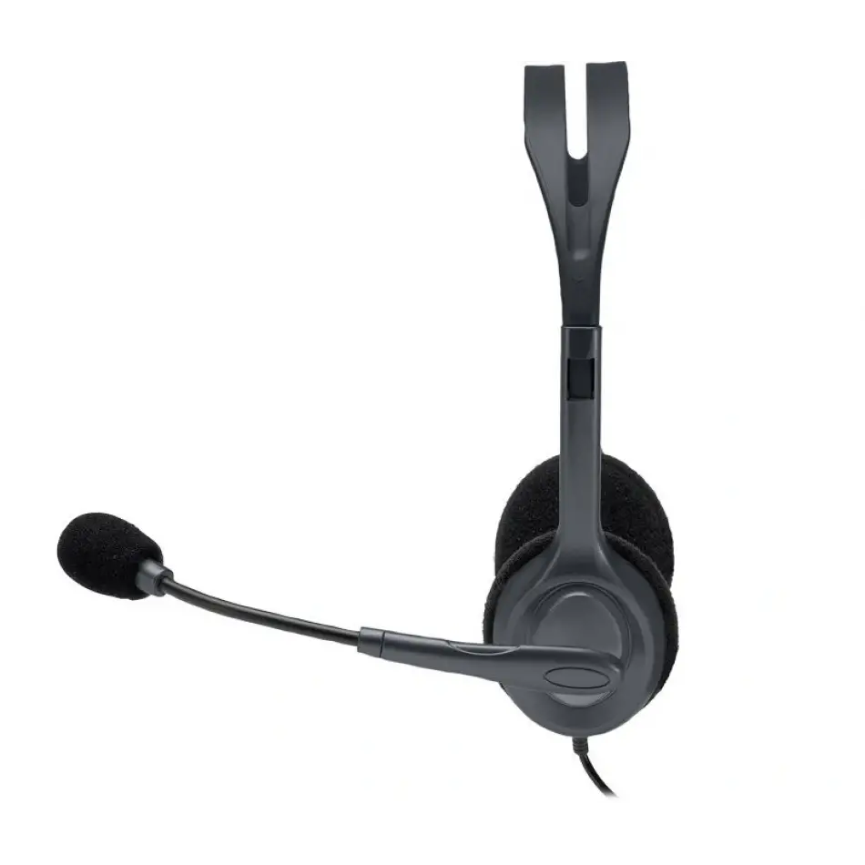 Logitech 981-000593 H111 Mikrofonlu Kulaklık,siyah