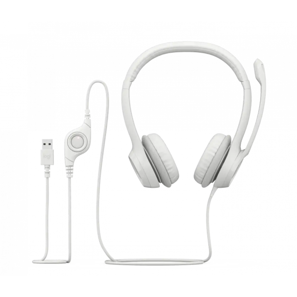 LOGITECH H390 MIKROFONLU BEYAZ KULAKLIK 981-001286