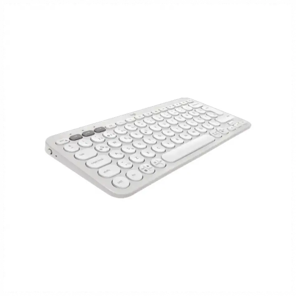 Logıtech K380s, Pebble Keys 2,  Beyaz, 920-011860, Bluetooth, Türkçe, Q, Multimedya, Mini Klavye