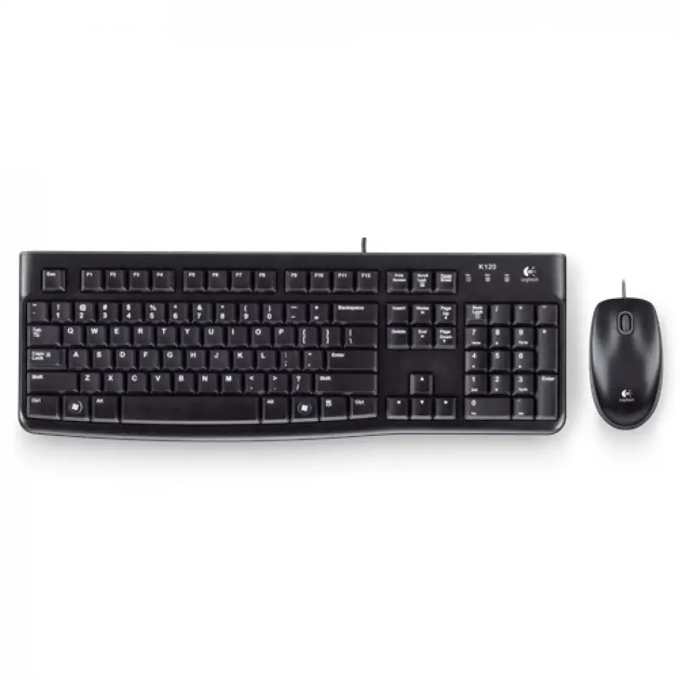 Logıtech Mk120 Tr Q Usb Kablolu Klavye Ve Mouse Set Siyah 920-002560