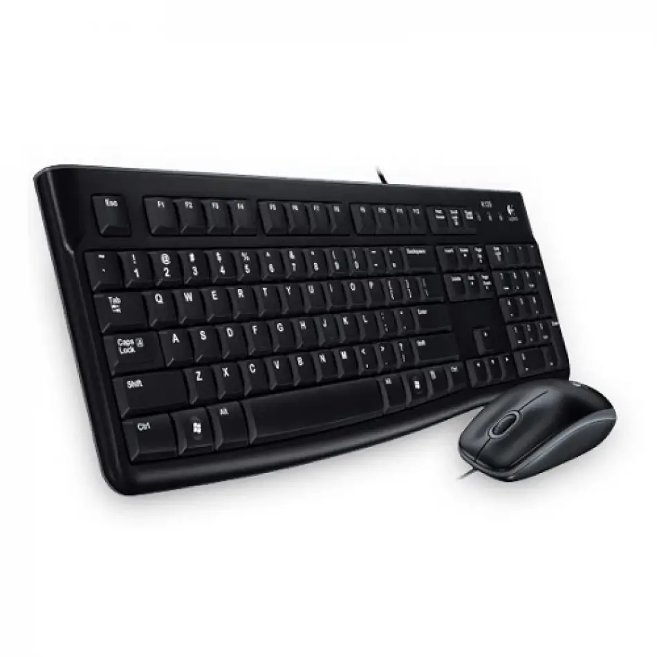 Logıtech Mk120 Tr Q Usb Kablolu Klavye Ve Mouse Set Siyah 920-002560