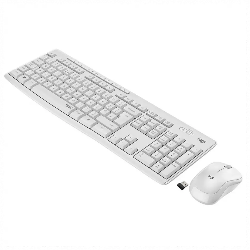 Logıtech Mk295 Beyaz, 920-010089, Kablosuz, Türkçe Q, Klavye Mouse Set