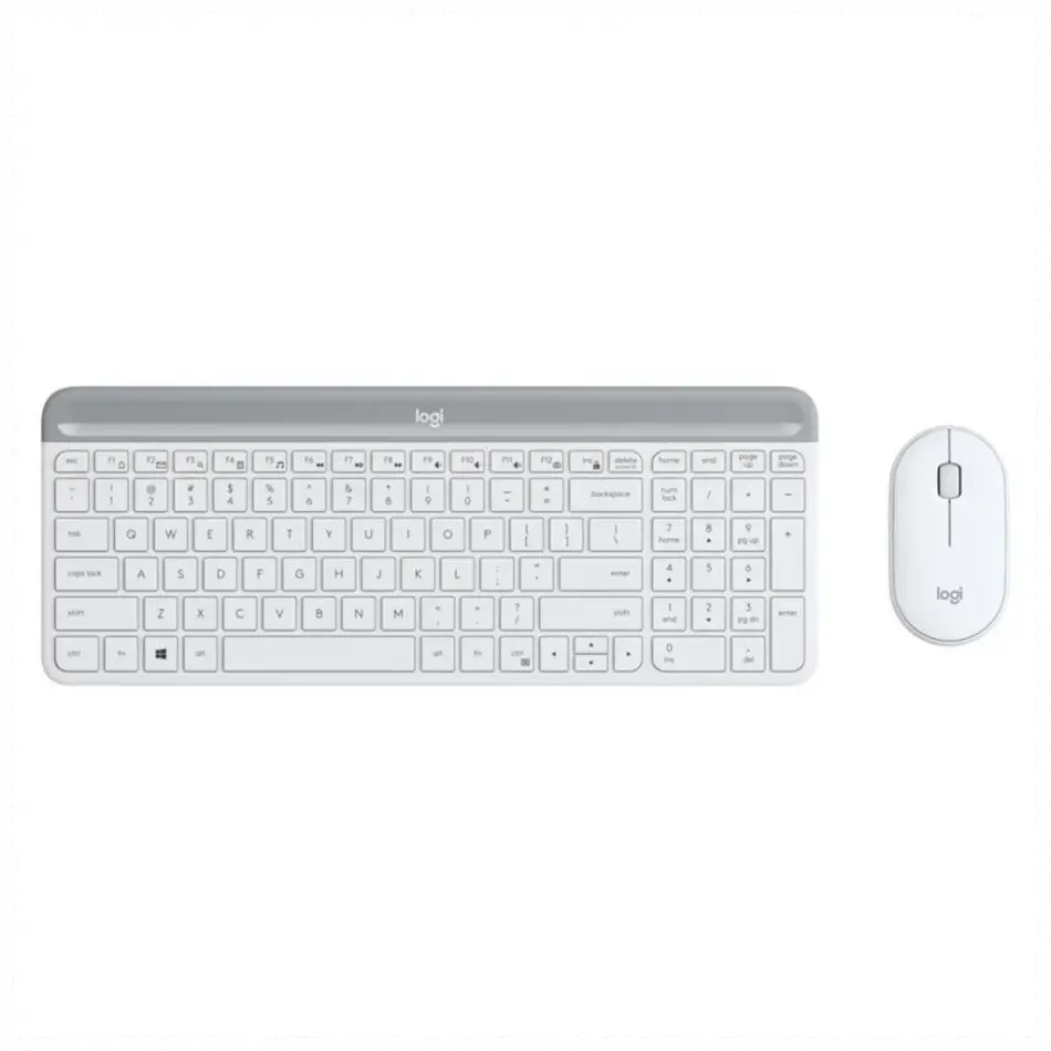Logıtech Mk470 Beyaz, 920-009436, Kablosuz, Türkçe Q, Klavye Mouse Set