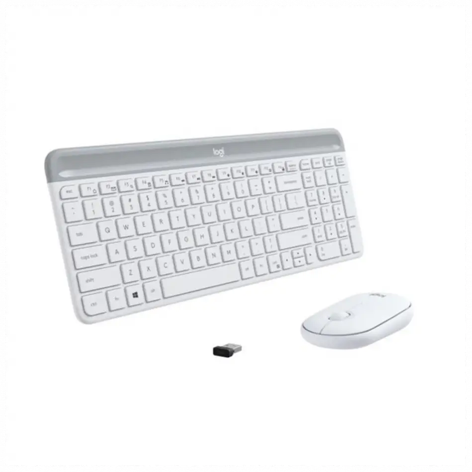 Logıtech Mk470 Beyaz, 920-009436, Kablosuz, Türkçe Q, Klavye Mouse Set