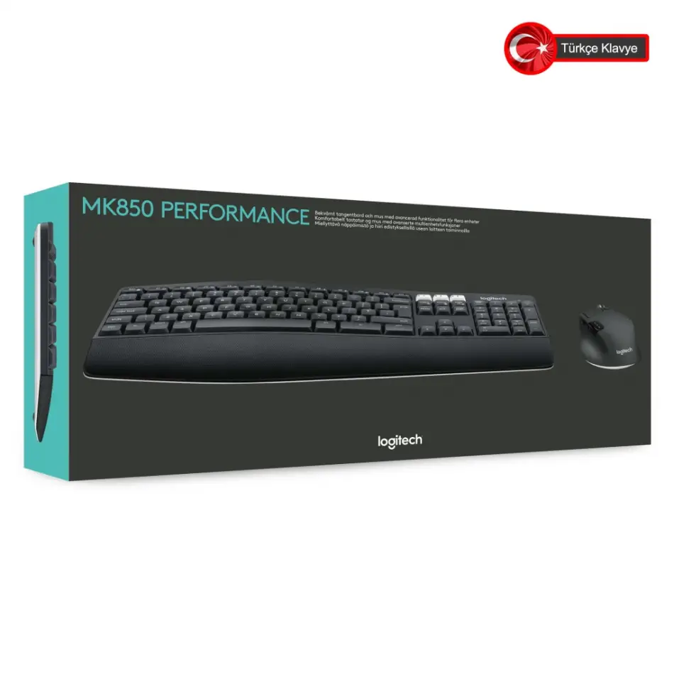 Logıtech Mk850, 920-008230, Kablosuz, Bluetooth, Türkçe Q, Klavye Mouse Set
