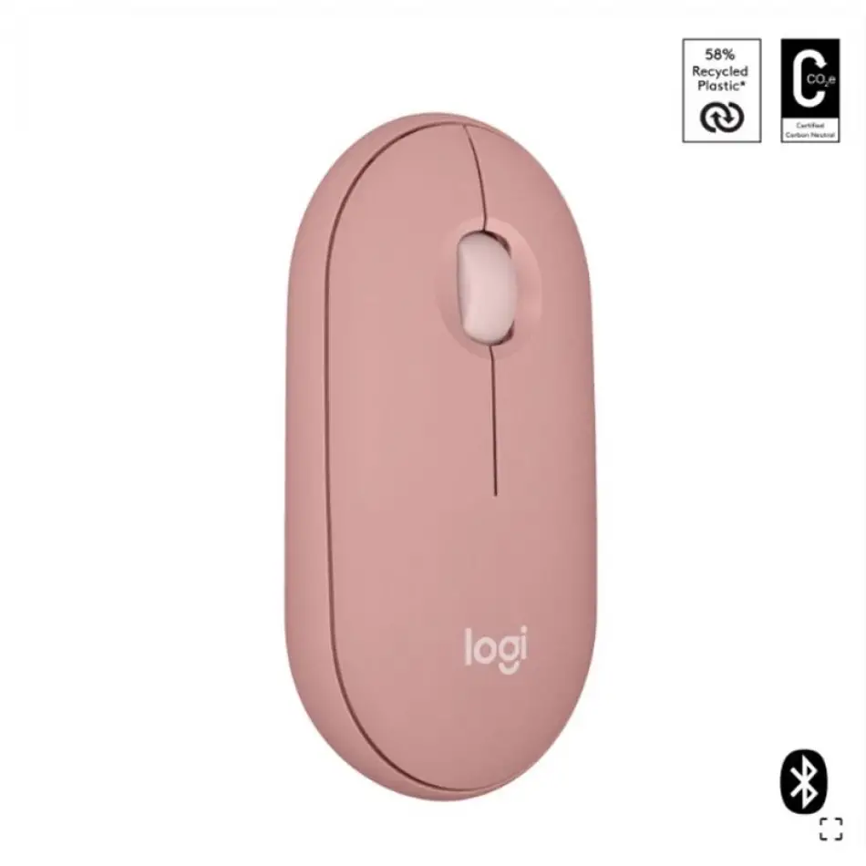 Logıtech Pebble 2 M350s Kablosuz Bluetooth Sessiz Optik Mouse Pembe 910-007014