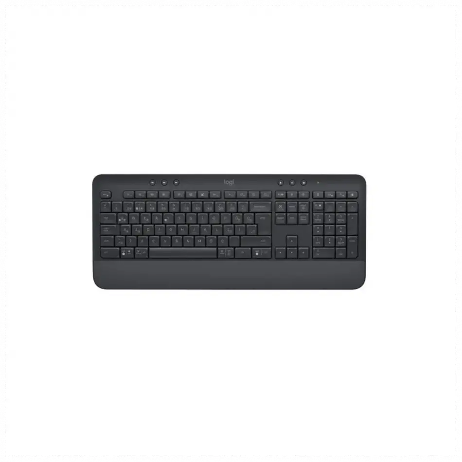 Logıtech Sıgnature K650, 920-010919, Siyah, Bluetooth, Türkçe Q, Multimedya, Sıvı Temasına Dayanıklı, Klavye