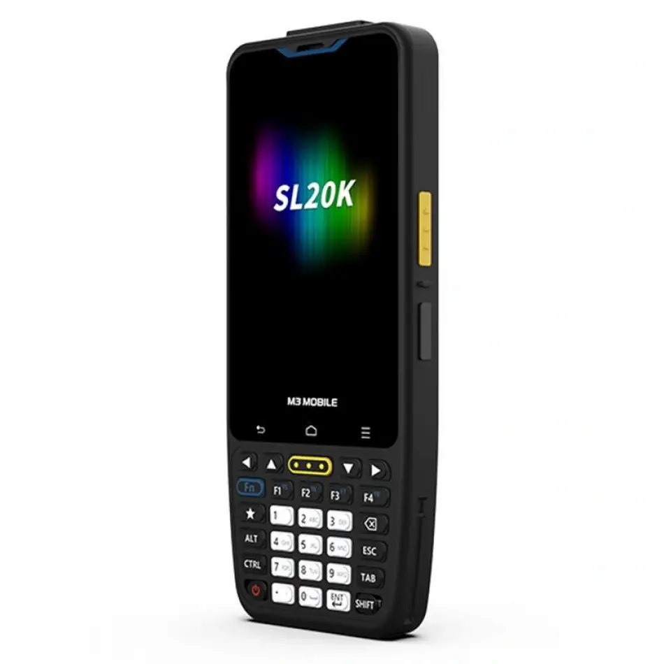 M3 Mobıle Sl20k X/w 2d Karekod Andr.13 4gb/64gb 13mp Wıfı+bluet. 4 Tuşlu Ekran El Terminali (kılıf+e.koruyucu+adaptör)