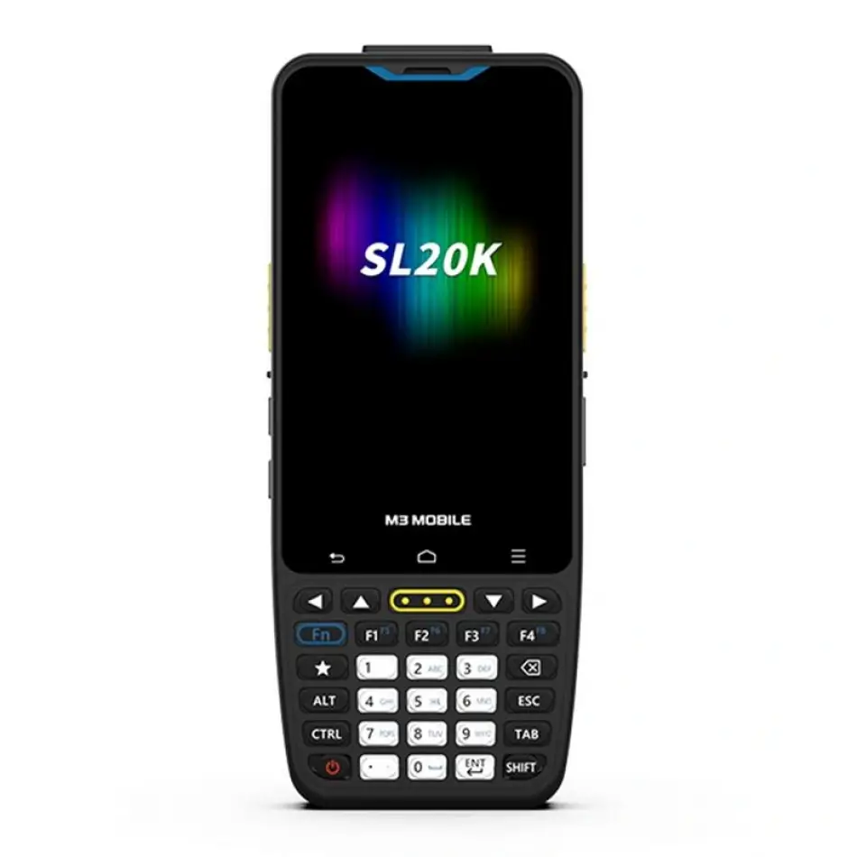 M3 Mobıle Sl20k X/w 2d Karekod Andr.13 4gb/64gb 13mp Wıfı+bluet. 4 Tuşlu Ekran El Terminali (kılıf+e.koruyucu+adaptör)