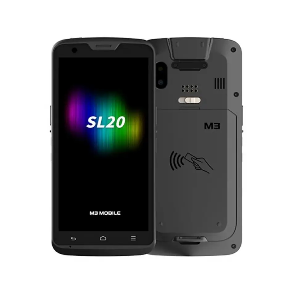 M3 Mobıle Sl20w 2d Karekod Androıd 11 4gb/64gb 13mp Wıfı+bluetooth 5.45 Koruyucu Kılıf Dokunmatik Ekran El Terminali