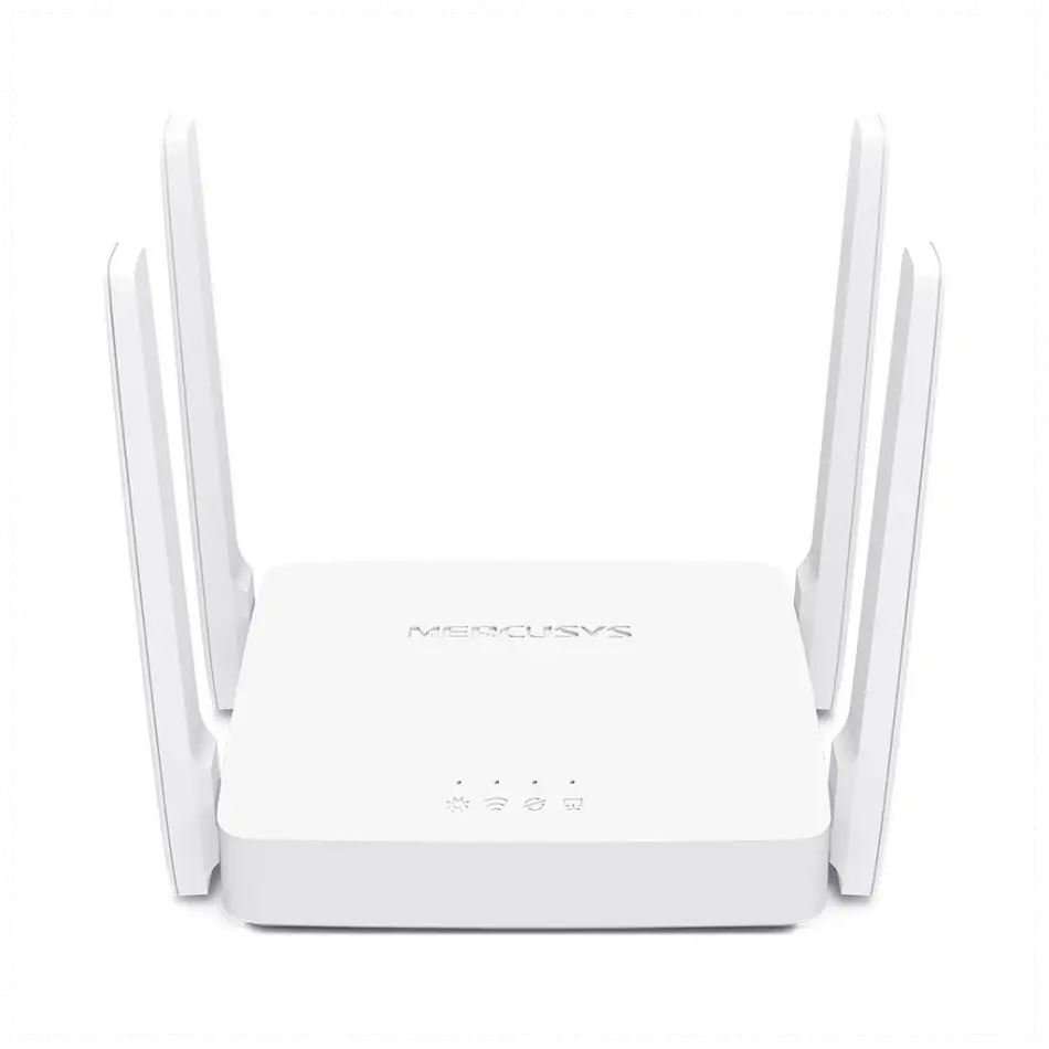 Mercusys Ac10, Ac1200, 3port, 1200mbps, Dualband, Masaüstü, Megabit, Router