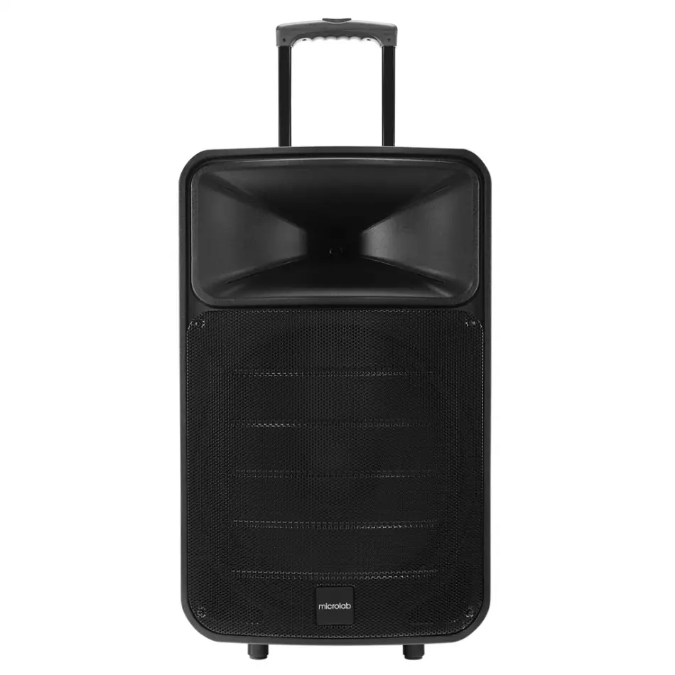 Mıcrolab M63, 120w, Taşınabilir, Bt/usb/aux/tf/tws, Rgb Işıklı, Batarya, 2adet Uhf Mikrofon, Karaoke/parti, Bluetooth Speaker,