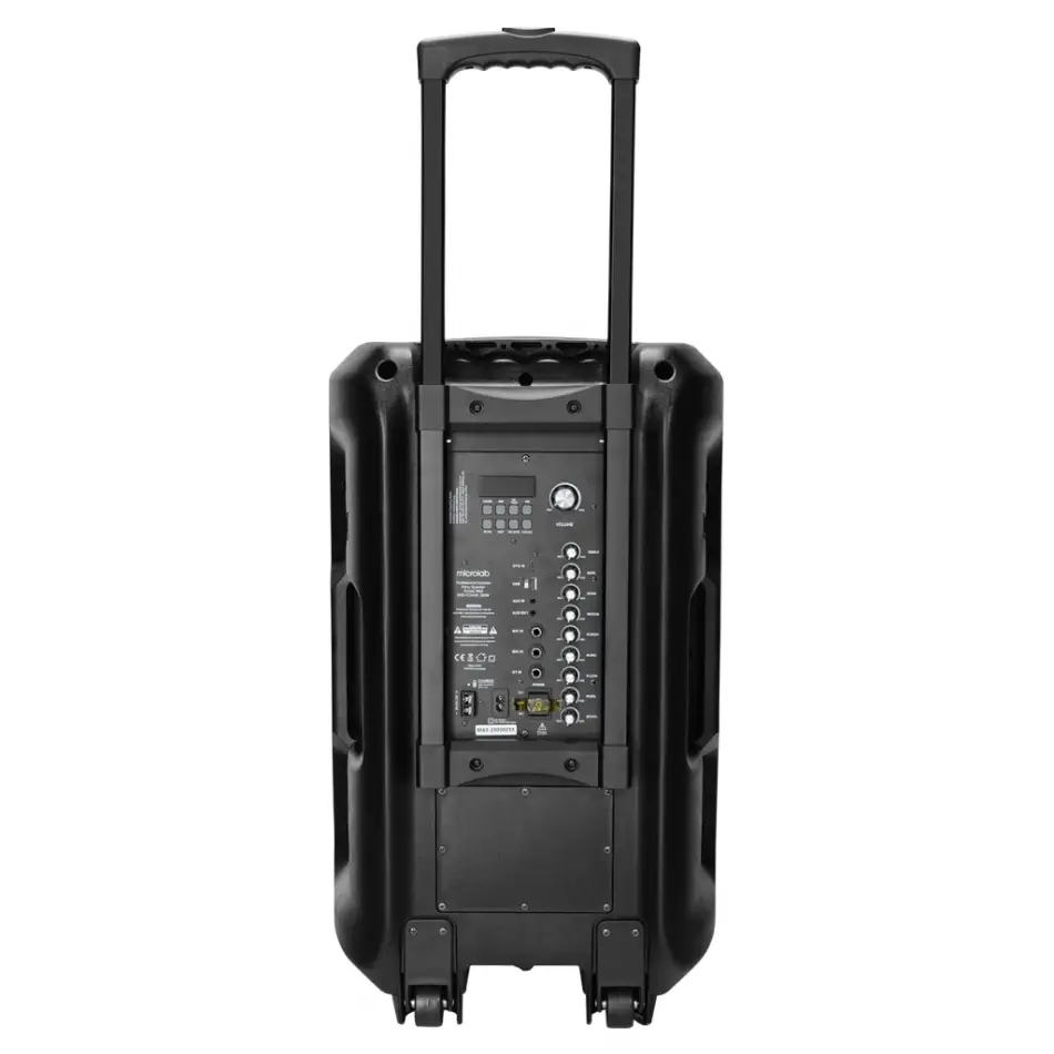 Mıcrolab M63, 120w, Taşınabilir, Bt/usb/aux/tf/tws, Rgb Işıklı, Batarya, 2adet Uhf Mikrofon, Karaoke/parti, Bluetooth Speaker,