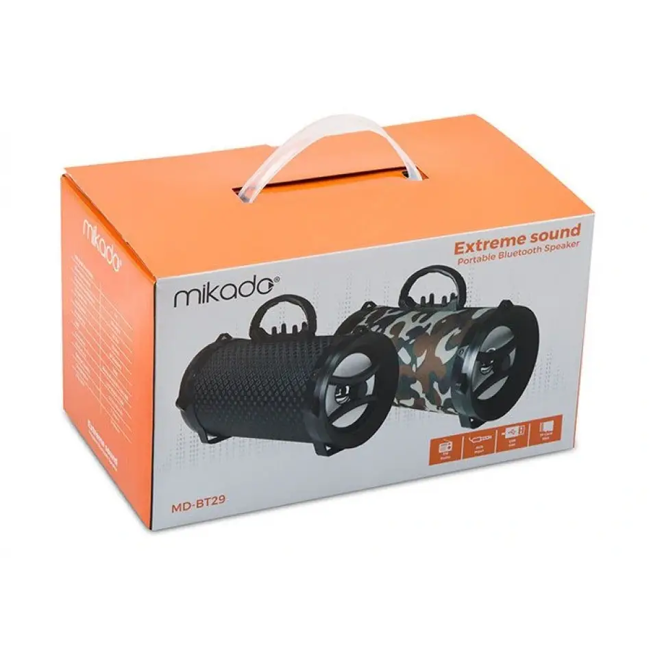 Mikado Md-bt29 5w  Bluetooth Tf+fm Kamuflaj