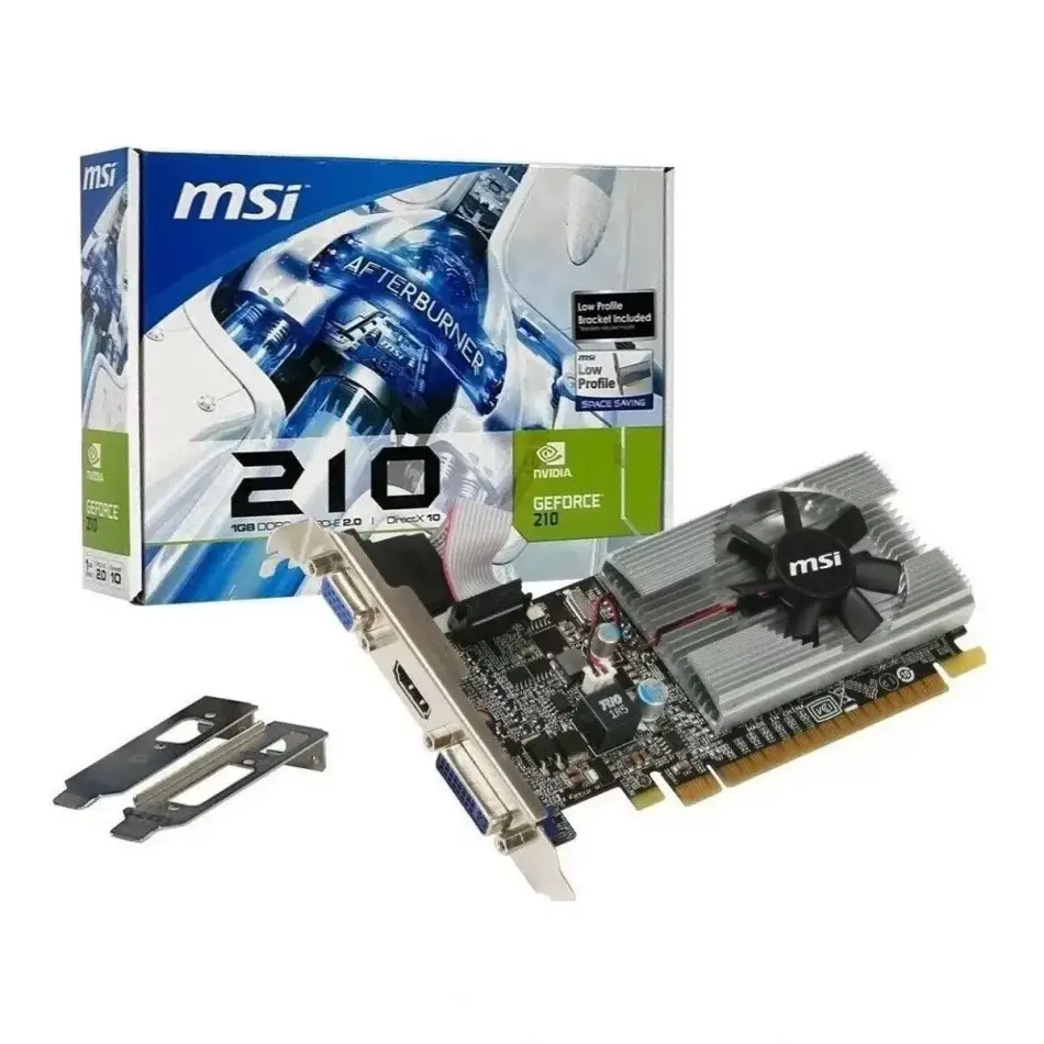 Msi 1gb N210-1gd3/lp Ddr3 64bit Hdmi+vga+dvi