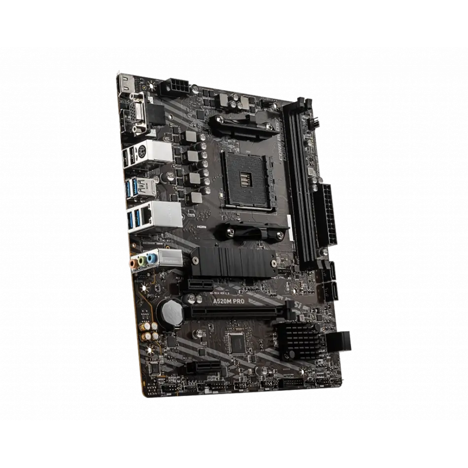 MSI A520M PRO DDR4 4600/1866Mhz M.2 MATX AM4