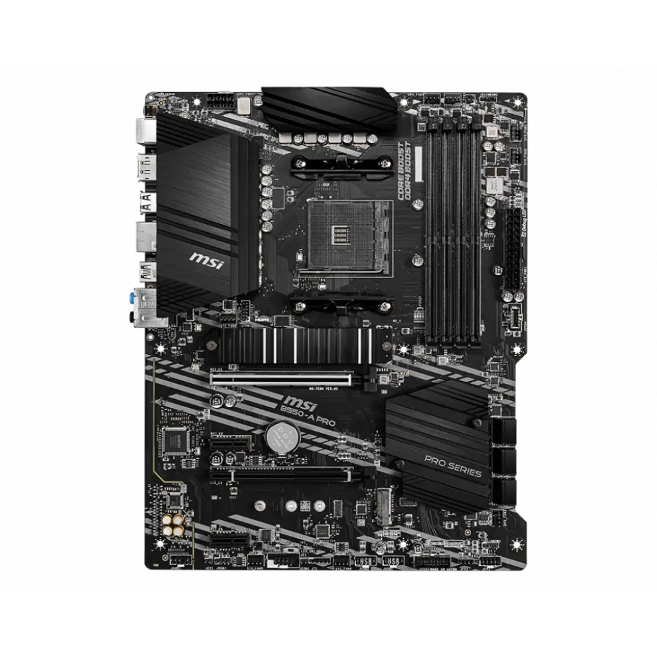 Msı B550-a Pro Ddr4 4400(oc)mhz Hdmı / Dp Atx Am4