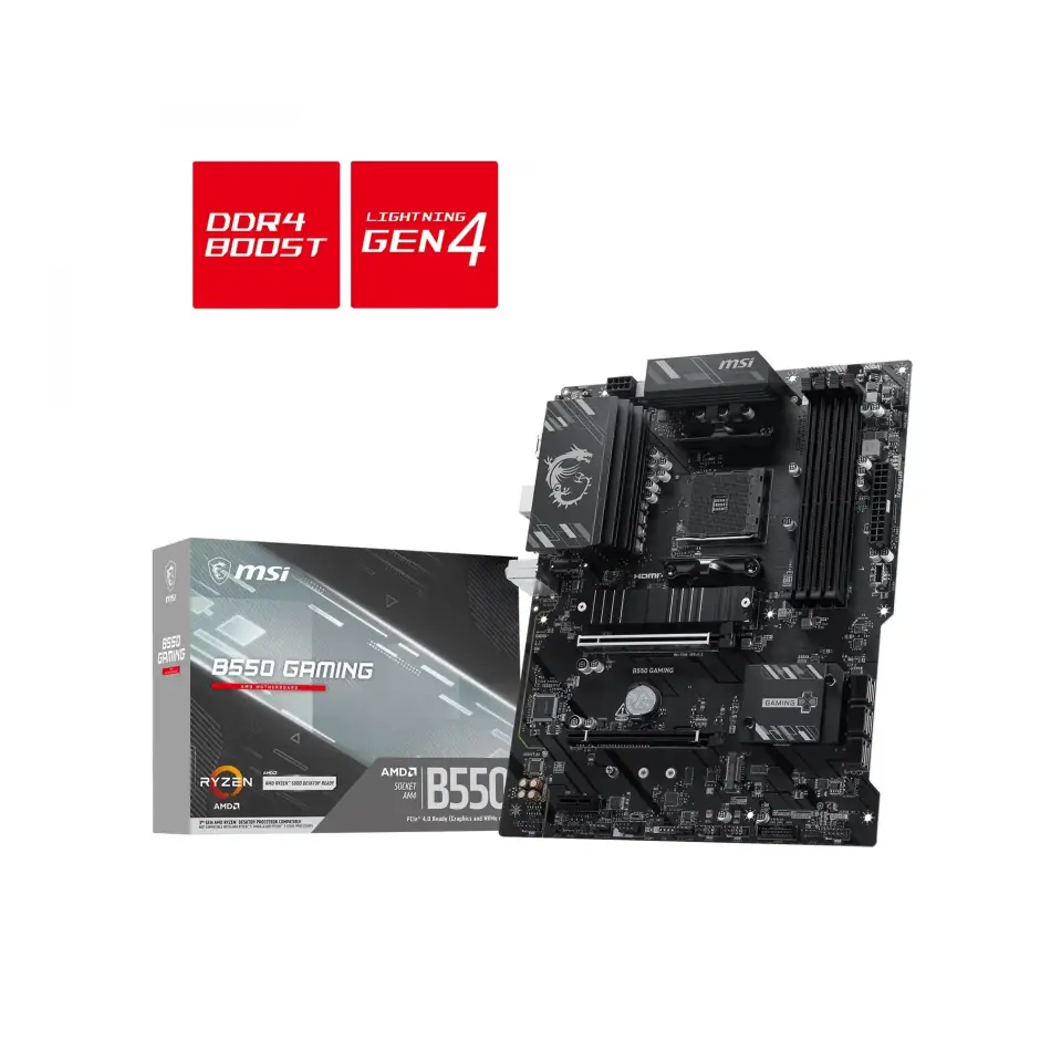 MSI B550 GAMING DDR4 4800(OC) MHZ AM4