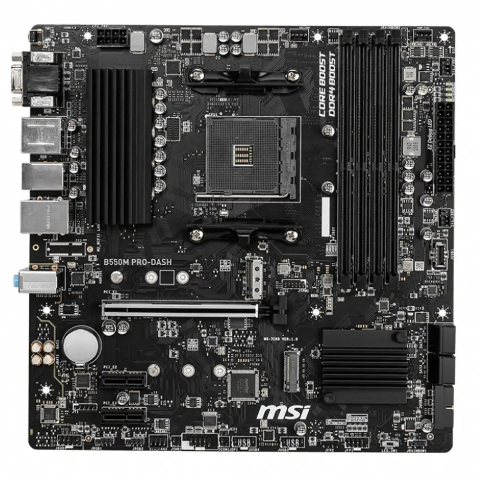 Msı B550m Pro-vdh Ddr4 4400(oc) Hdmı Matx Am4