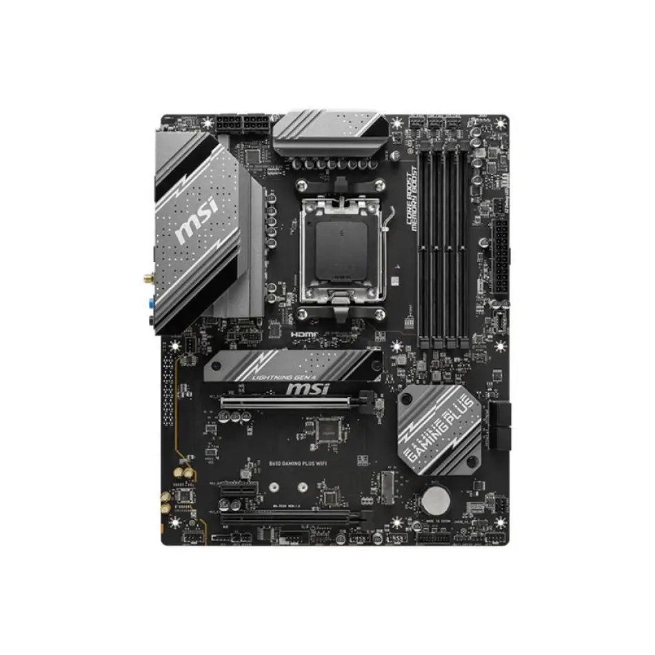 Msı B650 Gamıng Plus Wıfı Ddr5 6000mhz 1xhdmı 1xdp 2xm.2 Usb 3.2 Atx Am5 (amd Am5 9000/8000/7000 Serileri İle Uyumlu)