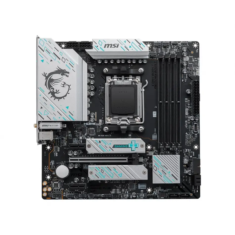 Msı B650m Gamıng Plus Wıfı Ddr5 7200mhz(oc) Hdmı Dp M.2 Matx Am5