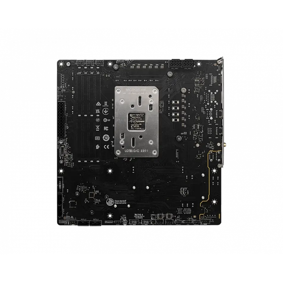 Msı B650m Project Zero Am5 Ddr5 7600mhz(oc) Hdmı Dp M.2 Usb3.2 2.5g Lan Wı-fı 6e Matx