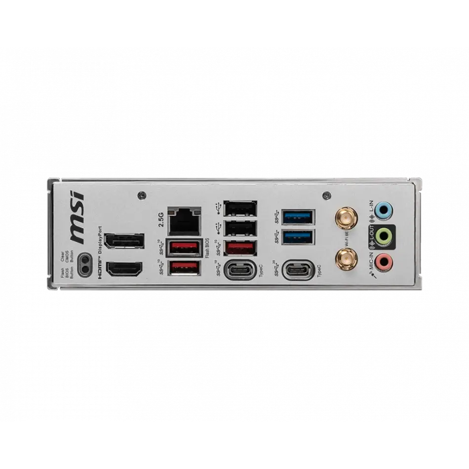 Msı B650m Project Zero Am5 Ddr5 7600mhz(oc) Hdmı Dp M.2 Usb3.2 2.5g Lan Wı-fı 6e Matx
