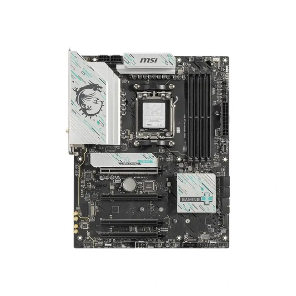 Msı B850 Gamıng Plus Wıfı Ddr5 8200mt/s 1xdp 3xm.2 Atx Am5 (amd Am5 9000/8000/7000 Serileri İle Uyumlu)