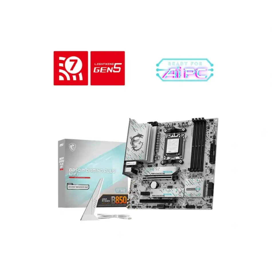 Msı B850m Gamıng Plus Wıfı Ddr5 Am5