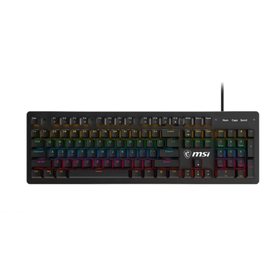 Msı Forge Gk300 Red Swıtch Rgb Mekanık Gamıng Klav