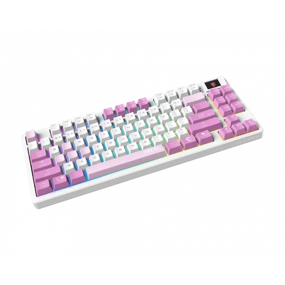 MSI FORGE GK600 TKL W VIOLET TR GAMING KLAVYE