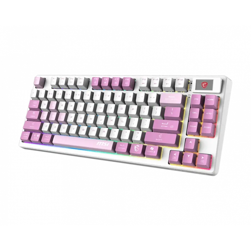 Msı Forge Gk600 Tkl W Vıolet Tr Gamıng Klavye