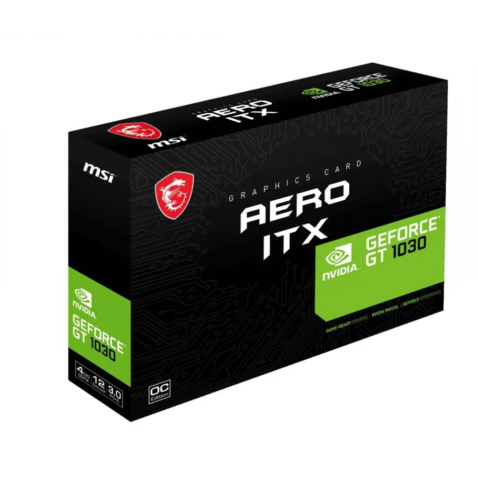MSI GEFORCE GT 1030 AERO ITX 4GD4 OC