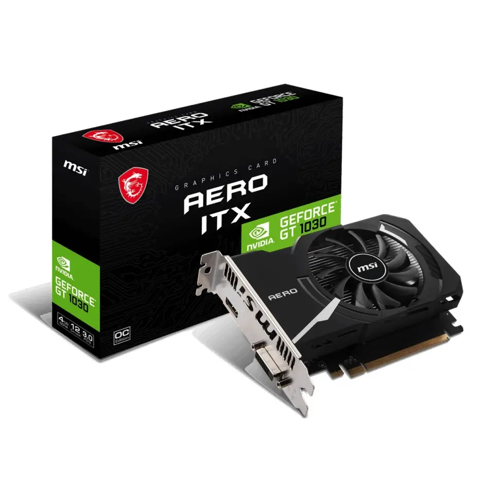 MSI GEFORCE GT 1030 AERO ITX 4GD4 OC