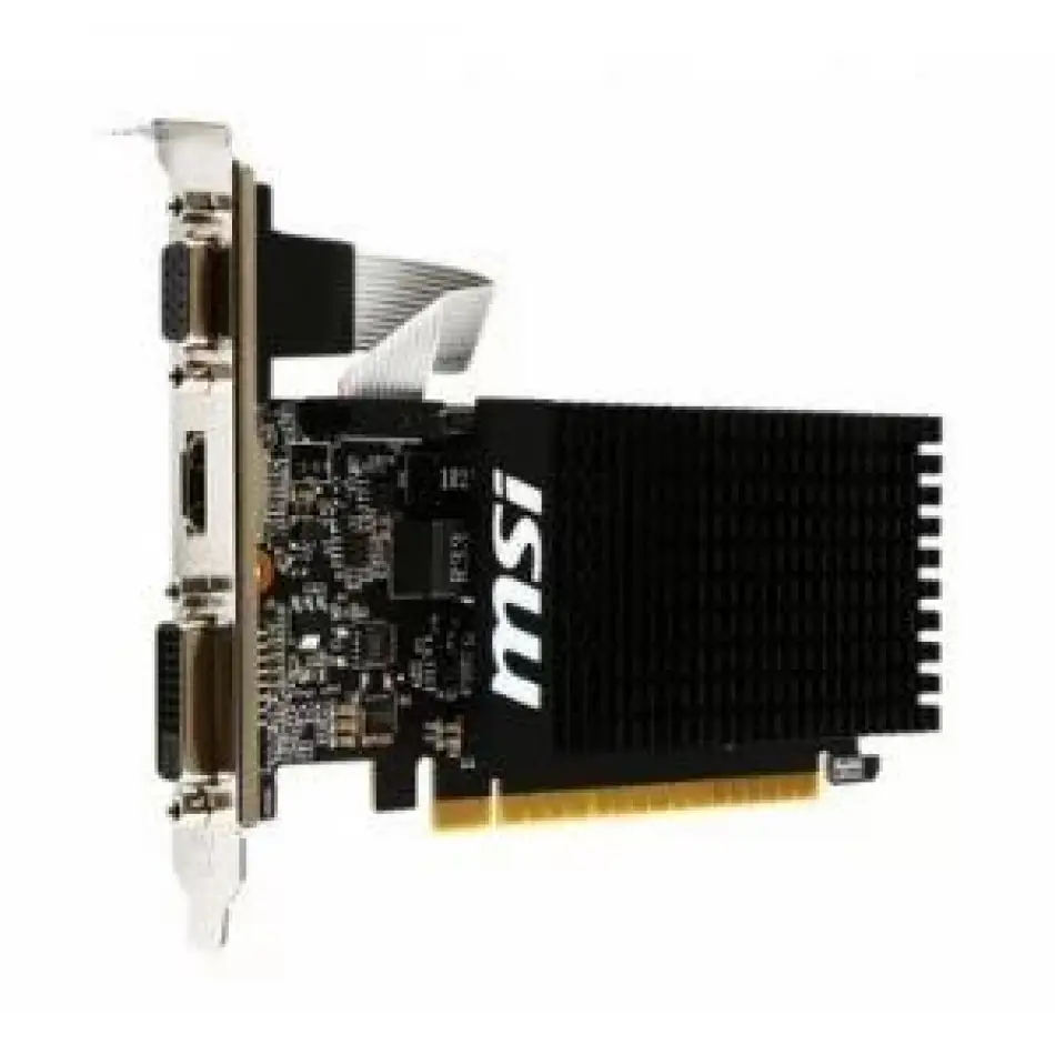 Msı Geforce Gt710 2gd3h Lp 2gb Ddr3 64bıt 1xvga 1xhdmı 1xdvı Ekran Kartı