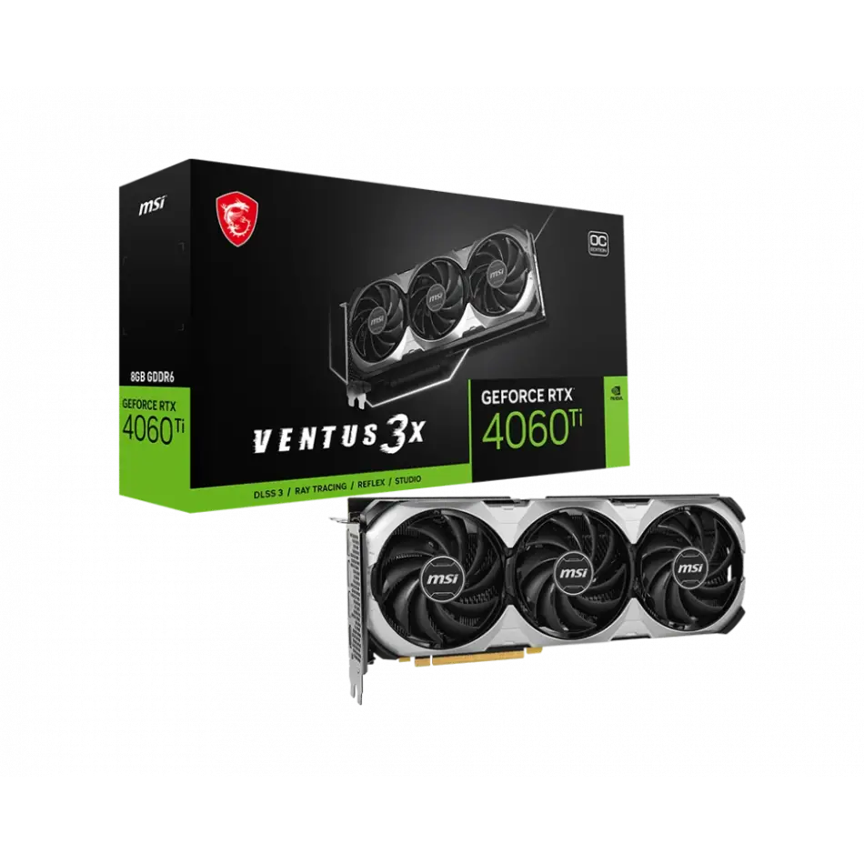 Msı Geforce Rtx 4060 Tı Ventus 3x E 8g Oc 128bıt