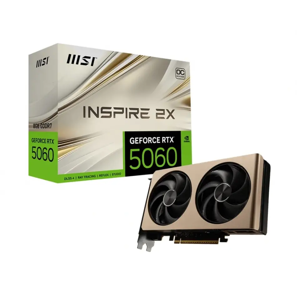 Msı Geforce Rtx 5060 8g Inspıre 2x Oc 128bıt