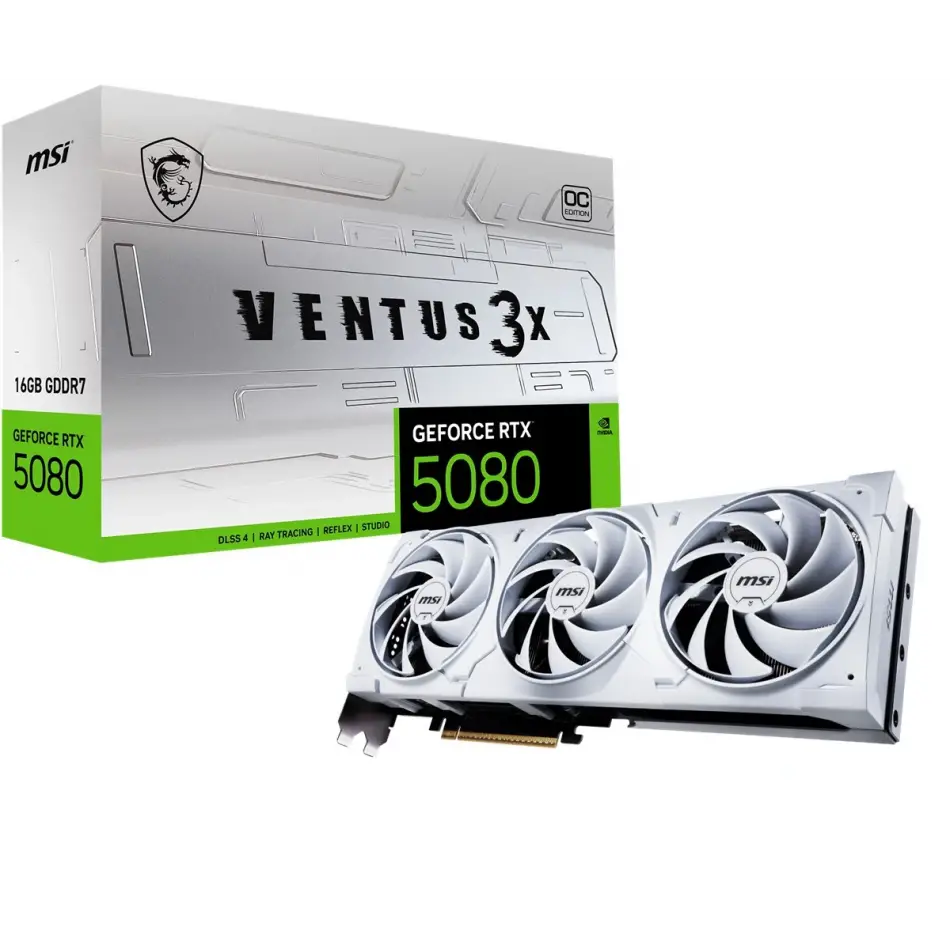 Msı Geforce Rtx 5080 16g Ventus 3x Oc Whıte