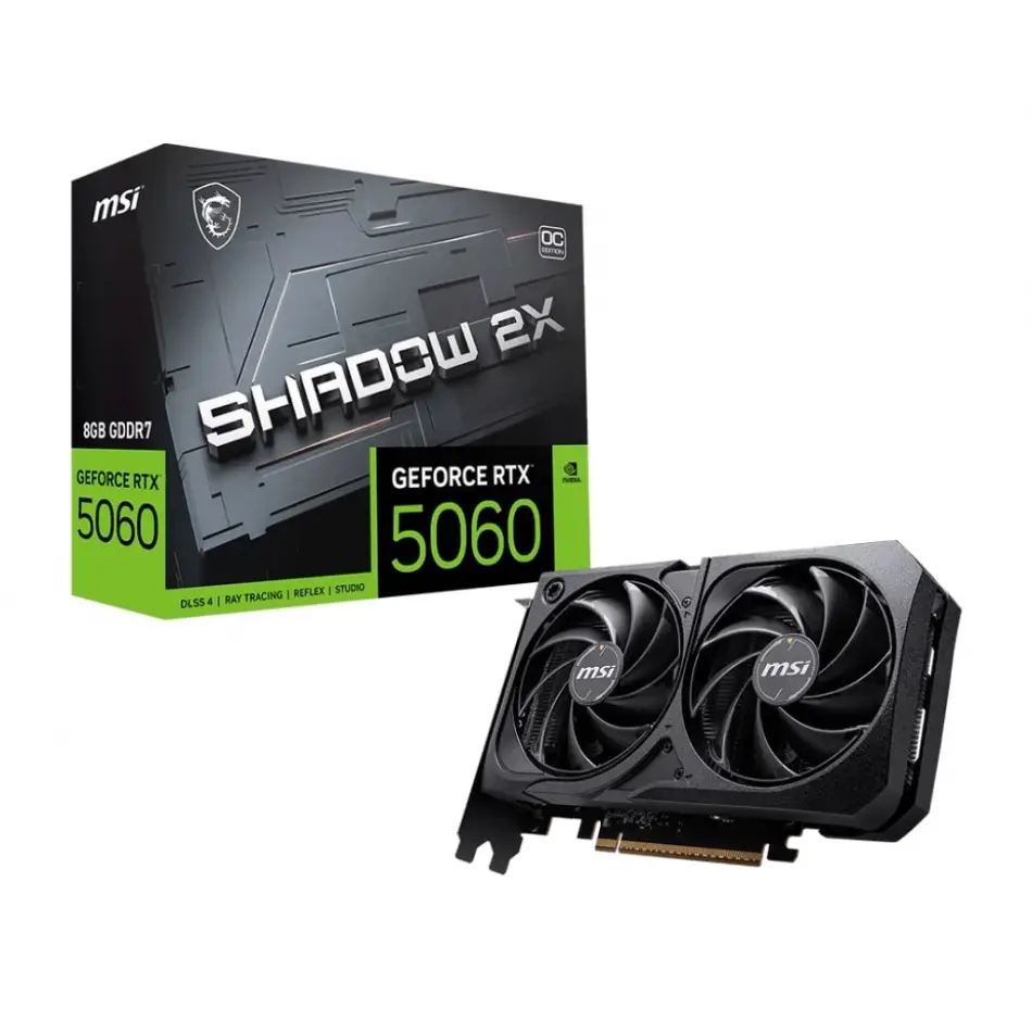 Msı Geforce Rtx Geforce Rtx 5060 8g Shadow 2x Oc